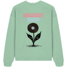 Lade das Bild in den Galerie-Viewer, Kreuzgut Disko - Let The Music Grow - Organic Oversize Sweatshirt