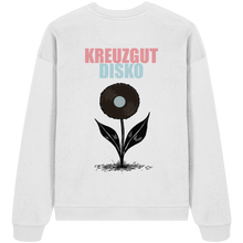 Lade das Bild in den Galerie-Viewer, Kreuzgut Disko - Let The Music Grow - Organic Oversize Sweatshirt