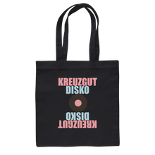 Lade das Bild in den Galerie-Viewer, Kreuzgut Disko gespiegelt - Baumwolltasche
