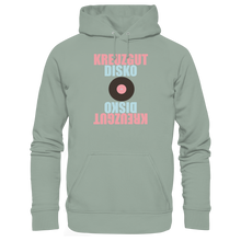 Lade das Bild in den Galerie-Viewer, Kreuzgut Disko gespiegelt - Organic Hoodie

