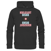 Lade das Bild in den Galerie-Viewer, Kreuzgut Disko gespiegelt - Organic Hoodie
