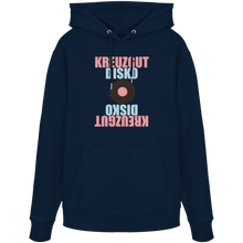Lade das Bild in den Galerie-Viewer, Kreuzgut Disko gespiegelt - Organic Hoodie
