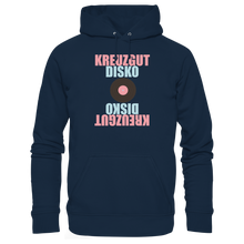 Lade das Bild in den Galerie-Viewer, Kreuzgut Disko gespiegelt - Organic Hoodie
