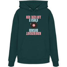 Lade das Bild in den Galerie-Viewer, Kreuzgut Disko gespiegelt - Organic Hoodie
