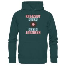 Lade das Bild in den Galerie-Viewer, Kreuzgut Disko gespiegelt - Organic Hoodie
