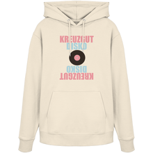 Lade das Bild in den Galerie-Viewer, Kreuzgut Disko gespiegelt - Organic Hoodie
