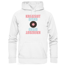 Lade das Bild in den Galerie-Viewer, Kreuzgut Disko gespiegelt - Organic Hoodie
