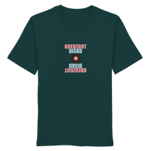 Lade das Bild in den Galerie-Viewer, Kreuzgut Disko gespiegelt - Organic Shirt
